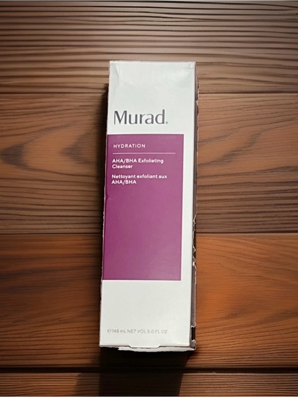 Murad Hydration AHA/BHA Exfoliating Cleanser 5oz Brand New